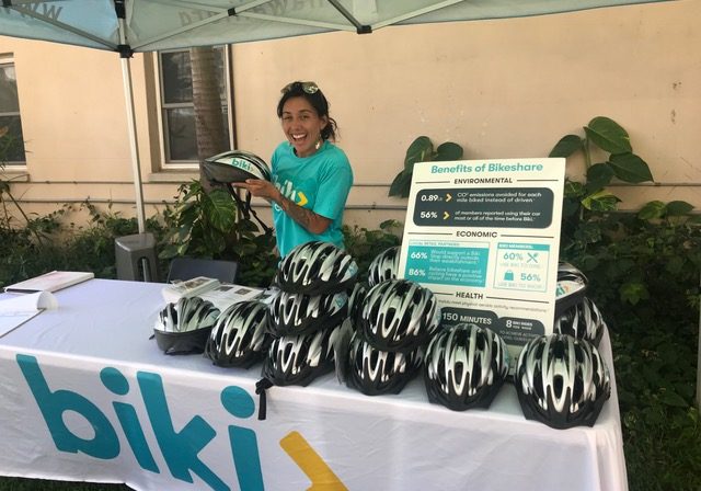 Helmet distribution at Waikiki Health